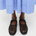 Loeffler Randall NEW  Rita Netted Mesh Mary Jane Flat, Sz 5.5 Photo 2