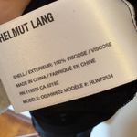 Helmut Lang NWT  Scarf Hem Tank Dress Black Size Medium Photo 7