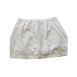Anne Klein  White Elastic‎ Waistband Short Length Modern Skort Womens Large Photo 3