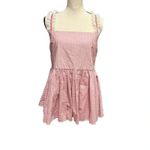 JOUR/NÉ Striped Square Neckline Top Size: M (38) NWT Red Size M Photo 2