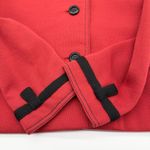 Michael Novarese Women Blazer Small Preppy Equestrian Minimal Old Money Academia Red Photo 13