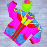 Vintage neon 80s 90s y2k fresh prince deer mountain ski jacket / hat 12 jacket Green Photo 2