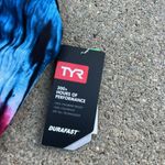 Tyr. Diffusion Trinity Fit One Piece Swimsuit women’s XL (36) NWT RED WHITE BLUE Photo 4