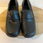 Westies Blue Genuine Leather Square Toe Brazil Made Chunky Heel Loafer Size 9.5 Photo 8