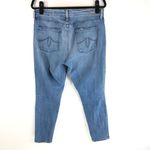 Level 99 Womens Jeans Stella Slouchy Skinny Medium Wash Distressed Stretch 30 Blue Photo 1