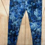 Soft Surroundings S Stretchy Comfy Blue Leggings Workout Gym Yoga Photo 5