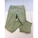 Madewell 9" High Rise Skinny Crop Button Fly Jeans Womens Size 26 Green Denim Photo 1