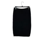 Ann Wi Skirt Small Black Knit Pull On Photo 2