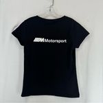 BMW Motorsport Short Sleeve Car T Shirt Womens M Black Size M Photo 7
