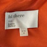 Hi there from Karen Walker US 0 Red Orange Floral Dress Sleeveless Office Casual Photo 7