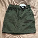 Hollister  Ultra High Rise Olive Green Women's Skirt Small NWT Photo 0