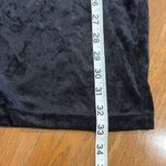 Vintage Velvet Long Sleeve Mini Dress Black Photo 4