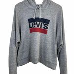 Levi's Crop Boxy Fit Big Logo Hoodie Sweatshirt Photo 2