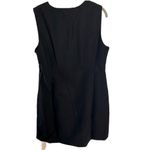 #170 COMMENSE Linen Blend Minimalist Little black Dress Size XL Photo 6