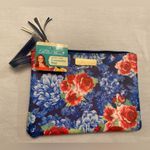 The Pioneer Woman Heritage‎ Floral Cosmetic Bag Blue Photo 1