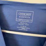 Authentic Cherokee Workwear NWT Men’s Cherokee Workwear Revolution Blue Short Sleeve Scrub Top Size Small Photo 2