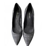 Nine West New  Women's Pumps Heels Size 7.5M Black Silver Sparkle Evening Party Photo 4