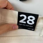 joe's jeans Joe’s Jeans Denim High Rise‎ Front Slit Midi Skirt Cream 28 Photo 5