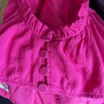 Anthropologie Seven Wonders Pink One Shoulder Puff Sleeve Cutout Mini Dress Size Small Photo 3