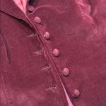 Vintage MJ Concepts in Sportswear Velvet feel Jacket Plum/Burgundy/Maroon/Wine Red Size undefined Photo 3