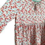 Jack by BB Dakota  size S babydoll puff sleeve peplum chiffon floral top tunic Photo 5