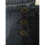 Ralph Lauren LRL Petite Dark Rinse Sailor Flap Front Cropped Denim Jeans 6P Photo 5