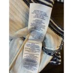 CHAPS Size 3X Blue Striped Cowlneck Long Sleeve Top Textured Sporty Athleisure Photo 7