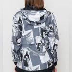 Nike Women’s Size Small Windbreaker Jacket Sportswear Marble All Over Print Photo 8