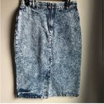 Cherokee Vintage Acid Wash Pencil Denim Skirt Photo 2