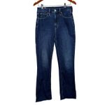 Gap ‎ High Rise Kick Flare Jeans Tall Dark Washed Size 6 Photo 2