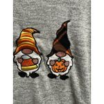My Danielle Women's Size Large Halloween Gnome 3/4 Sleeve Long Tee Gray Photo 3