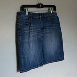 Tommy Hilfiger Women's Denim Skirt Knee-Length Blue Medium Wash Photo 0