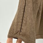 J.Jill  Women's Lightweight Cardigan Sweater Knit Linen Cotton Rayon Brown Large Photo 2
