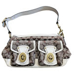 Coach  Vintage Y2K legacy shoulder bag on brown /cream EUC Photo 0