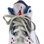 Nike  Air Jordan 3 Retro Men's White Blue Athletic Basketball Sneakers Shoes 12 Photo 3