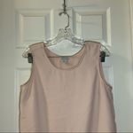 Paraphrase  Light Pink Scoop Neck Scalloped Hem Blouse M Photo 6