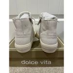 Dolce Vita Zohara Shoes White Perforated Leather Size 7.5 NIB Leather Casual Photo 8