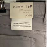 NYDJ  Straight Grey Pants NWT size 6‎ Photo 2