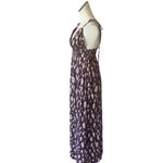 Altar'd State NWOT Alter State V Neck Purple Gold Maxi Dress Photo 3