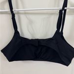 Aerie  Black Scoop Neck Bikini Top with Padding NWOT Photo 1