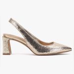 Vince Camuto  Women's Hamden Slingback Gold Pumps Heels Shoes 7 Photo 11