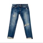 Vigoss Thompson Tomboy Destressed Cropped Jeans Photo 5