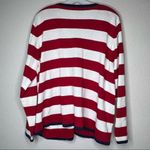 Vintage C&B Sport American Flag Cardigan Sweater Red Size 1X Photo 5