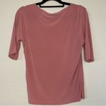 LIZ MCCOY WOMEN'S 3/4 Sleeve Blouse With Gold Buttons Sz S Pink Photo 1