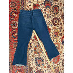 frame denim FRAME Le High Flare Jeans Dark Wash Stretch Denim Stormy Indigo Women’s 30 Photo 6