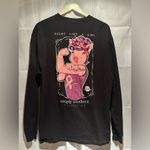 Simply Southern XL  Womens Breast Cancer Fight Like A Girl Glitter Pink Pig Photo 6