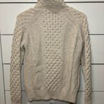 Vince  Mixed Cable Knit Wool & Cashmere Blend Sweater Cream Photo 2