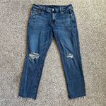 Gap Denim Distressed Girlfriend Jeans Size 10 30 Casual Photo 0
