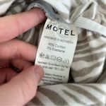 Motel Rocks MOTEL Dilada Bodycon Dress In Tonal Zebra Photo 7