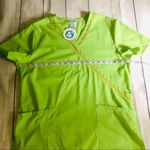 Sb Scrubs  Lemon Neon Scrub Top Sz S Photo 5